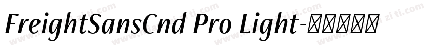FreightSansCnd Pro Light字体转换